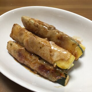 さっぱり食べる！ズッキーニの豚ロース巻き